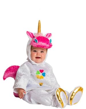 Bir yürümeye başlayan çocuk için Unicorn kostüm