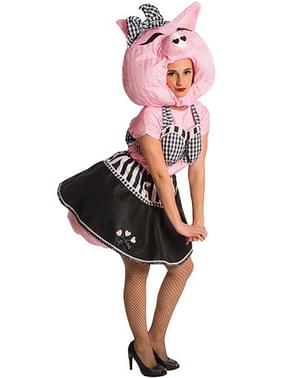 Bir kadın için Pig Up kostüm