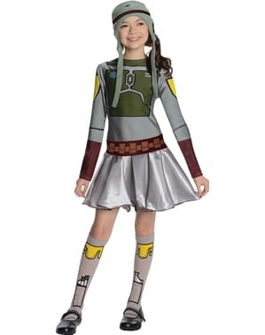 Disfraz de Boba Fett Star Wars para niña
