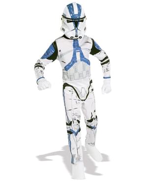Vojna zvezd Clone Trooper Legion 501 kostum za fanta