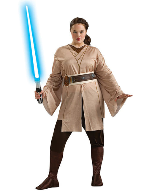 Star Wars Jedi plus size kostyme for Dame