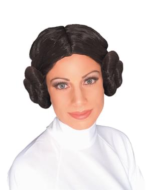 Perruque princesse Leia pour femme