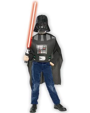 Perlengkapan kostum Deluxe Darth Vader untuk anak laki-laki