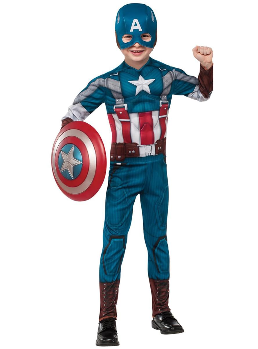 Classic Captain America Winter Solider retro costume for a boy