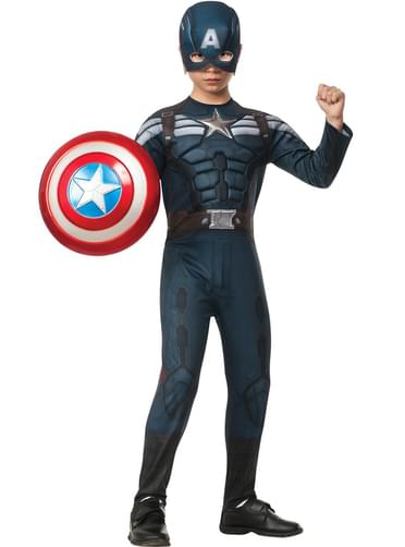 Captain America Winter Solider stealth suit costume for a boy