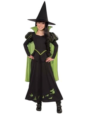 Batının Kötü Cadısı Bir kız için Oz Büyücüsü kostümü