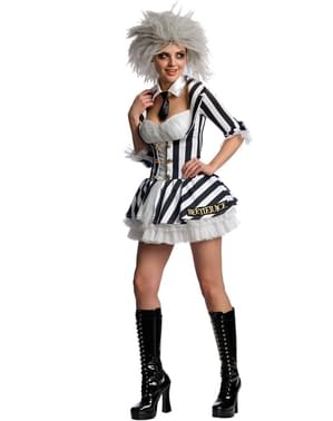 Disfraz de Beetlejuice para mujer