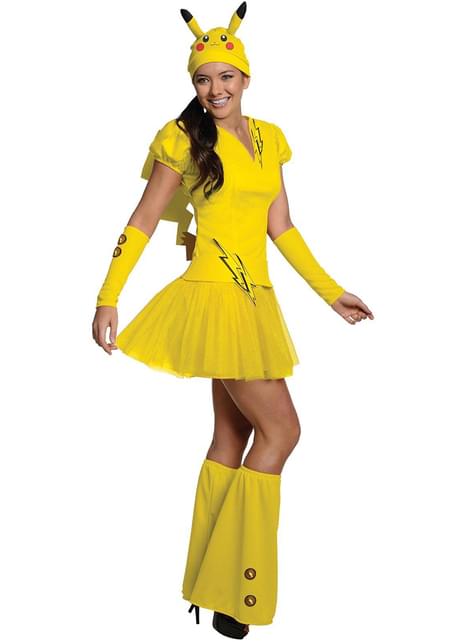 Pikachu Pokemon costume for a woman. 