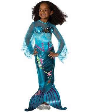 Bir kız için büyülü deniz kızı kostümü