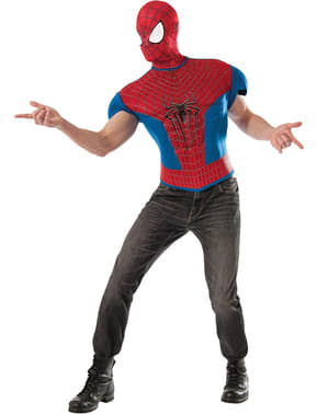 Kit kostum berotot Amazing Spiderman 2 untuk pria