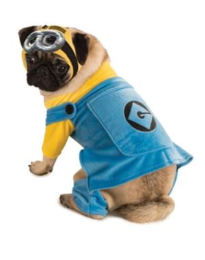 Minion costume for a dog