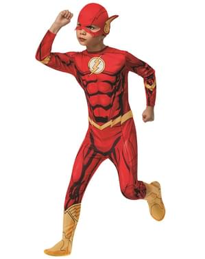 Bir çocuk için Flash DC Comics kostümü