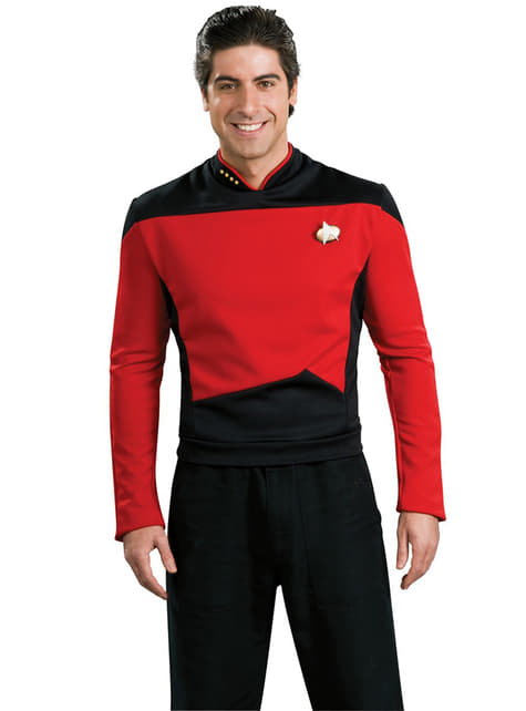 Red Command Star Trek The Next Generation kostuum voor mannen