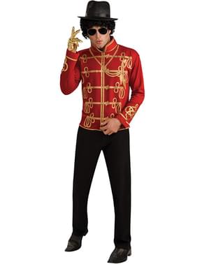 Punainen Michael Jackson armeijatakki aikuiselle