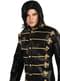 Rett svarthåret Michael Jackson parykk 