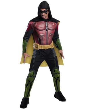 Robin Batman Arkham Franchise kaslı erkek kostümü