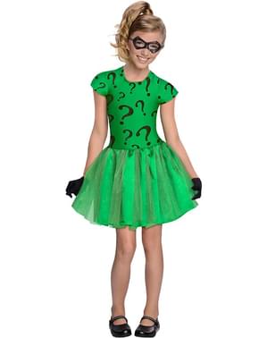Riddler tutu costume for a girl