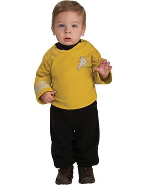 Bir çocuk için Kaptan Kirk Star Trek kostümü