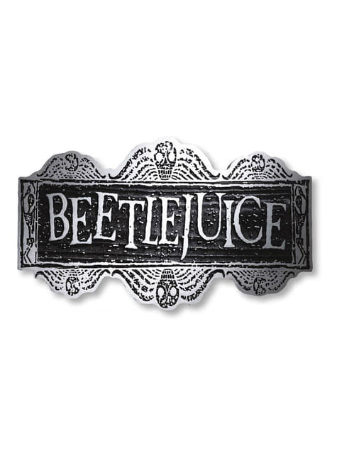 Beetlejuice skilt