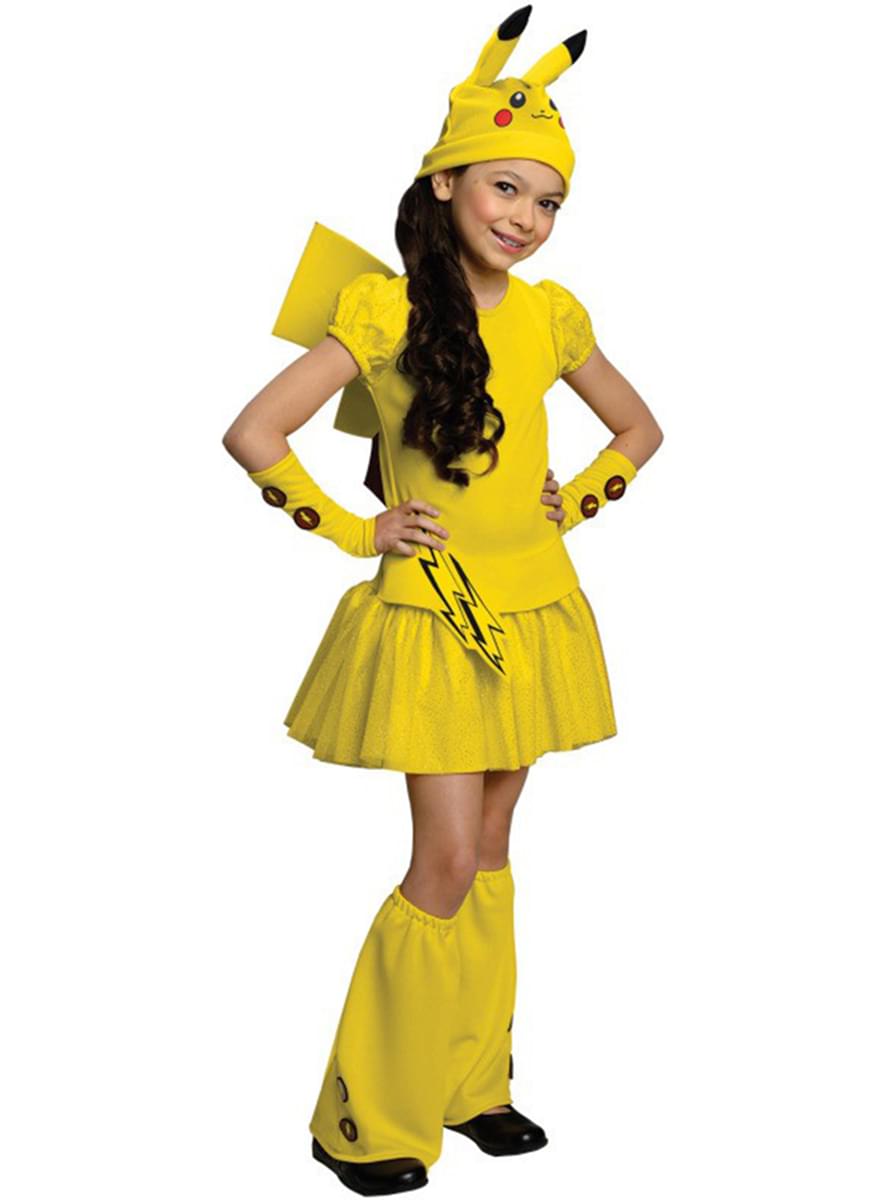 Pikachu Kostüm für Mädchen Classic | Funidelia