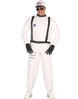 Astronaut kostume hvid til voksne
