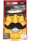 Fausse moustache noire longue