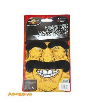 Moustache et sourcils noirs