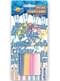 Pack de 24 Velas y 12 portavelas de colores para Cumpleaños