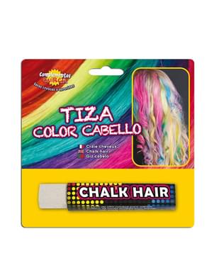 White Chalk for Colouring Hair