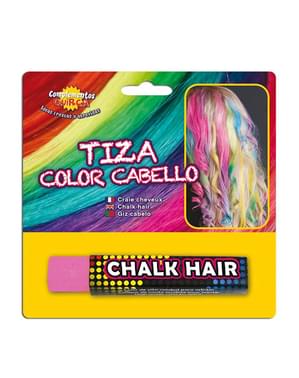 שיער גיר בצבע ורוד