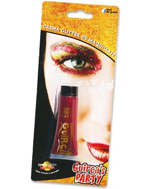 Red Glitter Make-up tube 20 cc