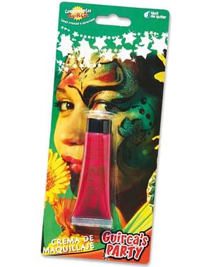 Rood glitter make-up tube 20 cc.