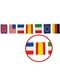 Guirlande 50 m. Grands drapeaux Internationaux