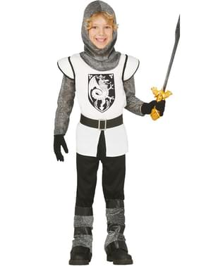 Disfraz de Caballero Medieval Blanco para niño
