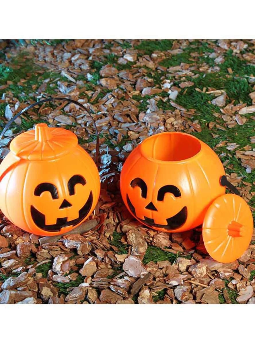 Cesta de 17 cm. Calabaza con Tapa