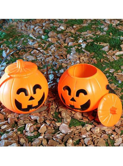 Cesta de 17 cm. Calabaza con Tapa