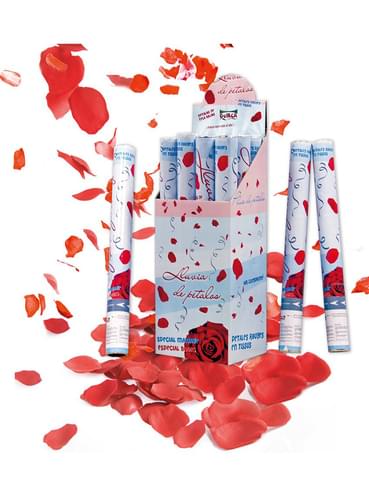 Amscan Cannone Per Coriandoli Rosa Petali Rosso 60 Cm - Per Feste Esterne