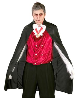 Svart vampyrcape 110 cm