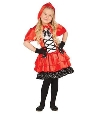 Costume da Cappuccetto Feroce da bambina