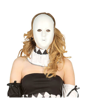 Weiße dekorative Maske