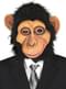 Chimpansemaske med pels