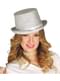 Sparkly Silver Top Hat