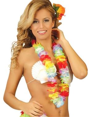Collar Hawaiano Multicolor de 6'5 cm.