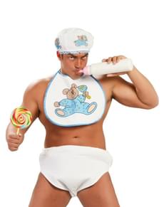 Kit de acessórios Baby azul para homem