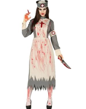 Uskonnollinen Zombie Sairaanhoitaja- asu naiselle