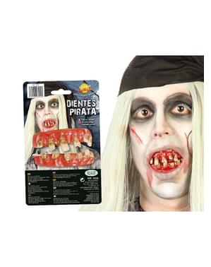 Bloedende tanden piraat