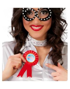 Red Happy Birthday Rosette