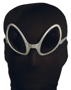 Alien Brille silber