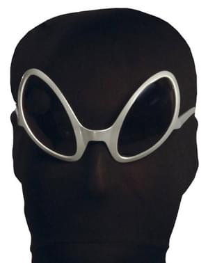 Utomjordning Glasögon Silver