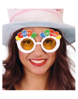 Gafas Happy Birthday Blancas